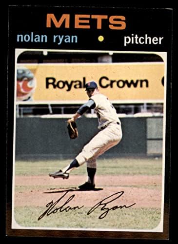 1971 Topps 513 Nolan Ryan New York Mets (Baseball Kártya) NM Mets