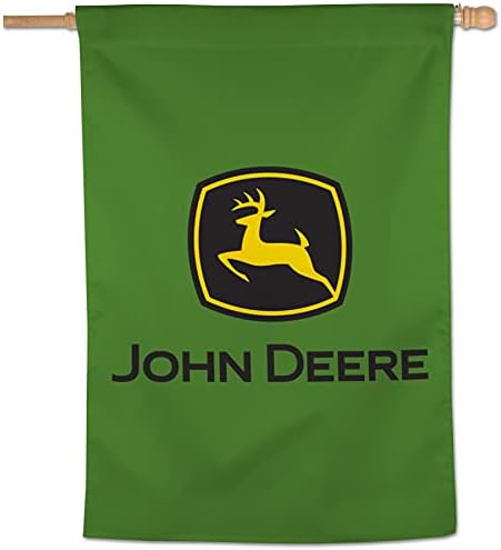 WinCraft John Deere Függőleges Banner 28x40 Logó Zöld