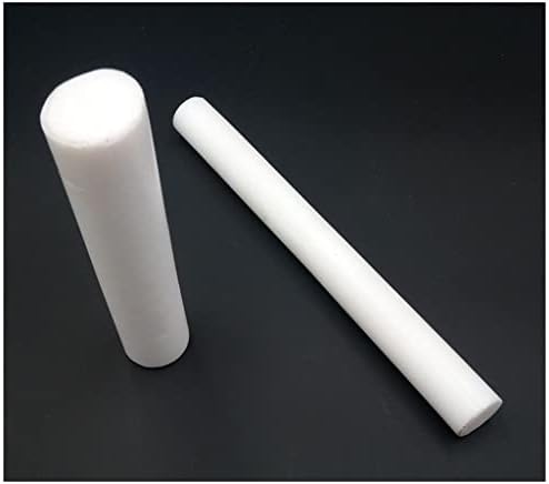 Fehér politetrafluor-etilén Bár környezetbarát, Nem mérgező DIY PTFE Műanyag Rúd/1mm~100mm Átmérőjű PTFE Bár, 1db (Átmérő